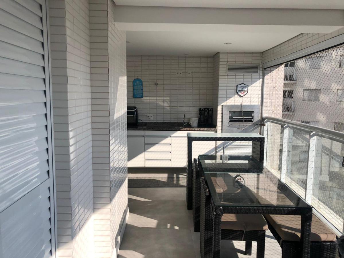 Apartamento Jardim Do Mar, Frente A Praia Praia Grande  Zewnętrze zdjęcie